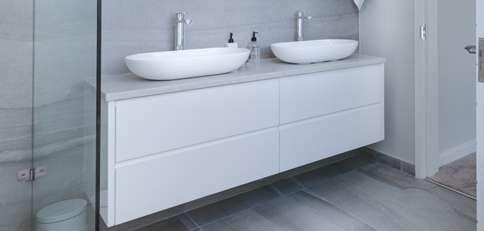 bathroom joinery cabinets and shelving
